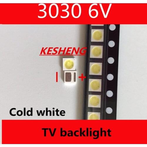 AOT LED backlight high power LED 1.8w 3030 6v cool white 150-187LM PT30W45 V1 TV application 3030 smd led diode 2000PCS