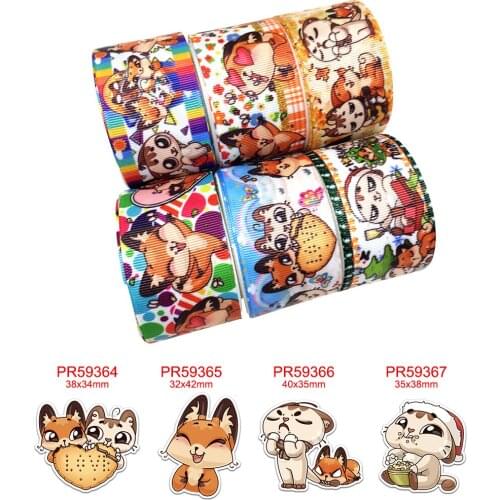 Free shipping 50 yard printed grosgrain ribbon 45121