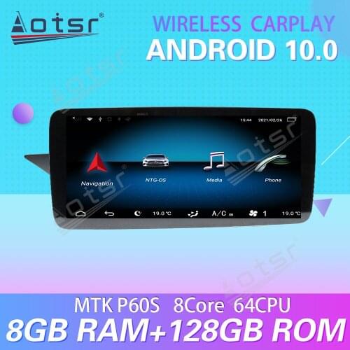 For Mercedes-Benz E 2010-2015 12.3 Inch Android 10 Carplay Car Multimedia Radio Player GPS Navigation Stereo