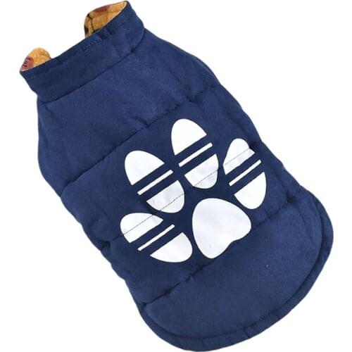 Both Side Wear Dog Coat New Autumn Winter Medium Breeds Little Small Animal Fat Fat Pet Jacket Pugs Suit Wholesale XS XXL XXXL