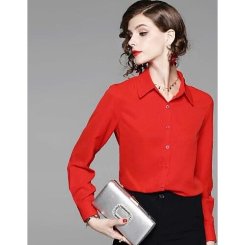 Красные блузки Fadaropa China At AliExpress