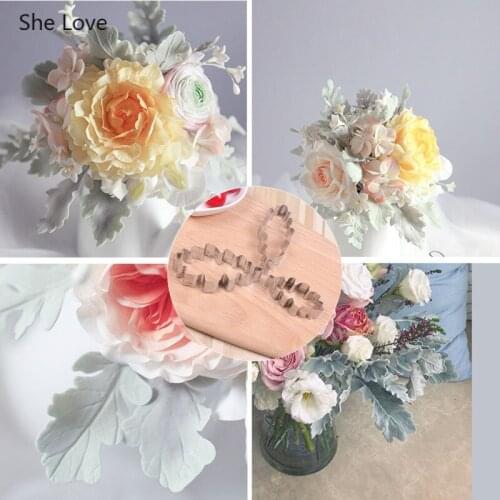 Chzimade 3Pcs/lot Stainless Steel Leaf Shaped Polymer Clay Molds Cutter DIY Pottery Clay Ceramic Tools Art Crafts Supplies