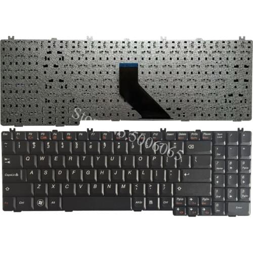 New US laptop Keyboard for Lenovo IdeaPad B550 B560 V560 G550 G550A G550M G550S G555 G555A G555AX English keyboard black