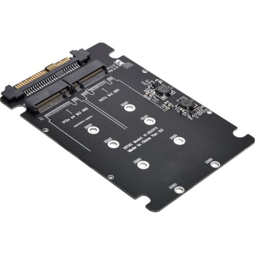 Combo NGFF M.2 M-key SATA PCIe SSD to SFF-8639 NVME U.2 Adapter for Mainboard Replace SSD 750 p3600 p3700