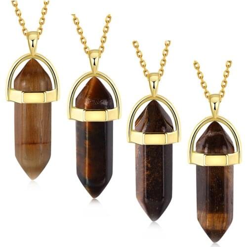 Korean Version Simple Geometry Dark Brown Crystal Pendant Necklace Womens Clavicle Chain Necklace Girls Dance Jewelry