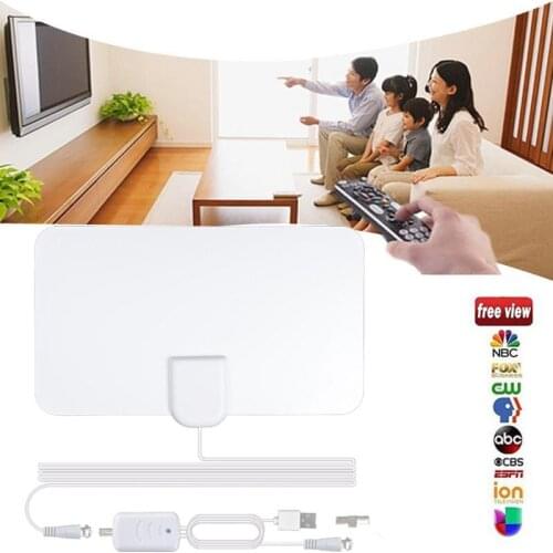 Liser High-Definition Mini Indoor Digital TV Antenna Signal Receiver With Amplifier Suitable For Various TV Specifications