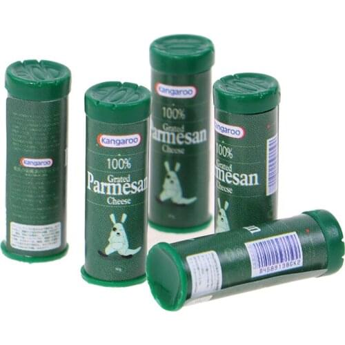 5pcs/set 1:12 Dollhouse Miniature Mini Cheese Bottle Can Model Toys Kitchen Living Room Accessories