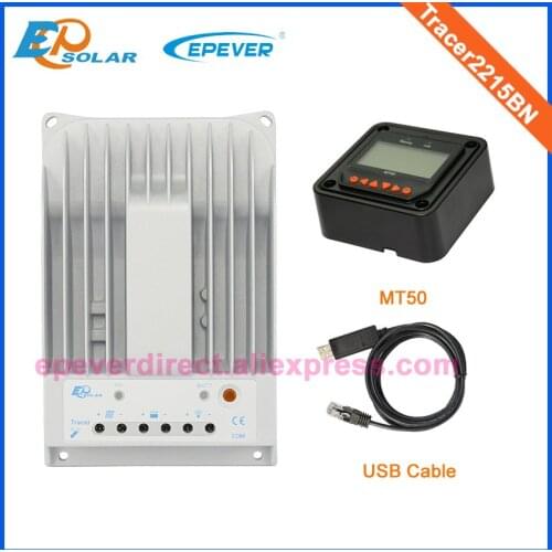 MPPT solar regulator 20A 20amp EPsolar Tracer2215BN 12v 24v auto work with MT50 remote meter