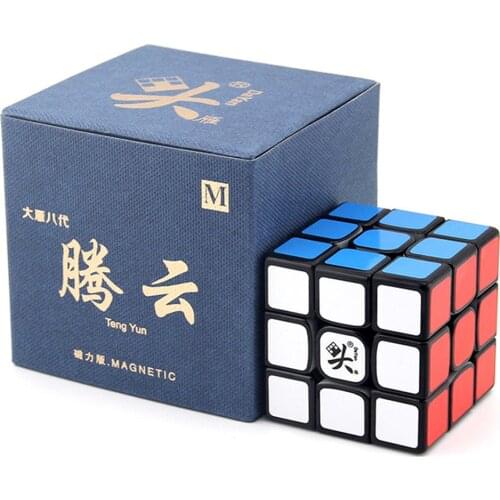 Newest Original Dayan tengyun M 3x3x3 Magnetic Cube Professional Dayan V8 3x3 Magic Speed Cube Puzzle Educational Toys for Kid