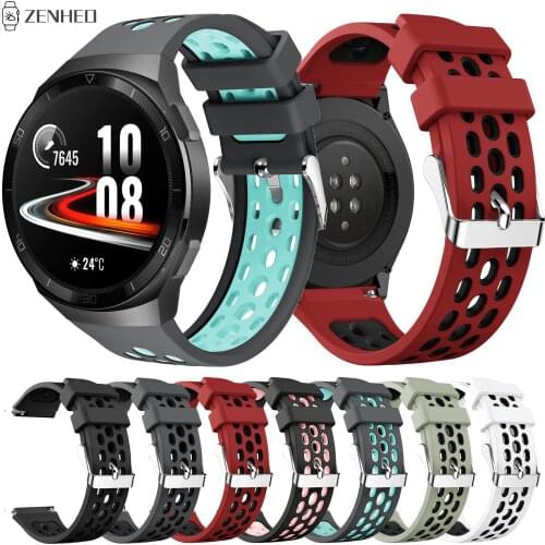 Silicone Strap For Huawei Watch GT2e Smart Watch Band Replacement 22mm Watchband for Huawei Watch GT 2e