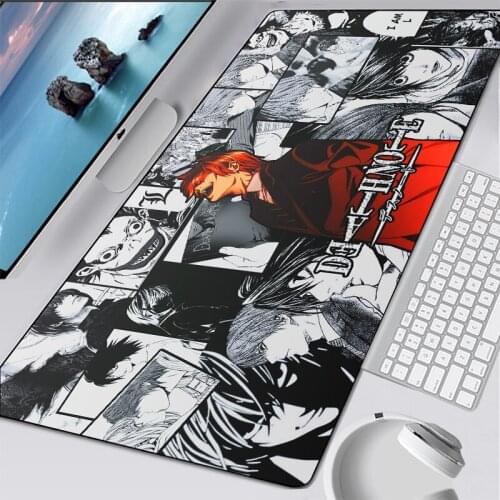 Death Note Mats Kira Gaming Mouse Pad Carpet Big Keyboard Mousepad Anime Notebook Gamer Accessories game mouse mat gift