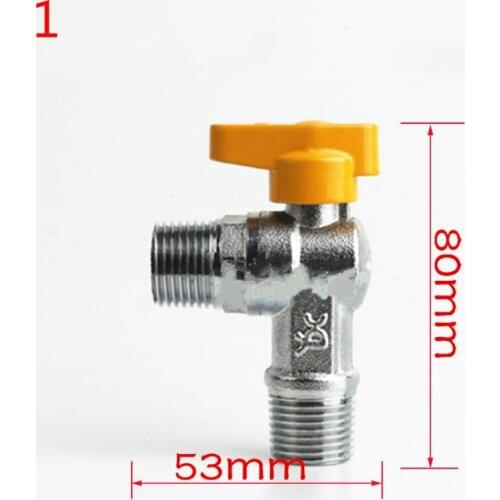 Connection Brass Coal Liquid Gas Ball Valve Plumbing Fittings Triangle valve