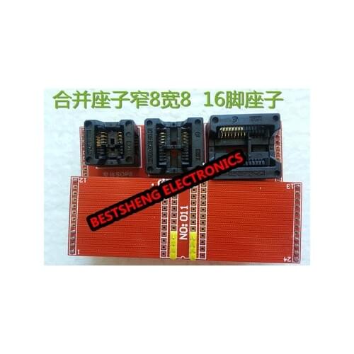 SOP8 150MIL SOP8 200MIL SOP16 300MIL TO DIP8 IC adapter