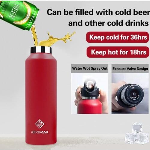 New Design 355ml 592ml 950ml Double Wall Stainess Steel Vacuum Insulated Mug Milk Beer Coffee Cocktail Thermos Keep Hot And Cold