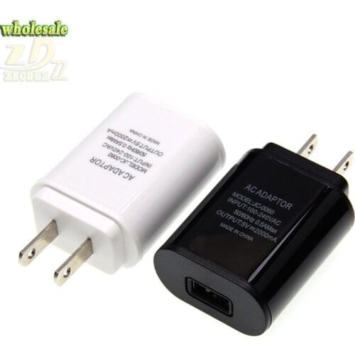 Top Quality 5V 2A US Plug USB Fast Charger Mobile Phone Wall Travel Power Adapter For iPhone 7 8 Plus Samsung S7edge Xiaomi 50 p
