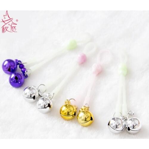 Adult Games 3 Colors Luminous Rope Nipple Clamps Flirting Nipple Clips Sex Products Shop for Women Men Slave Exotic Accessories