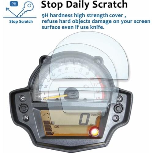 Motorcycle Cluster Scratch Protection Film Instrument Speedometer Screen Sticker For Kawasaki Versys650 2016-2017