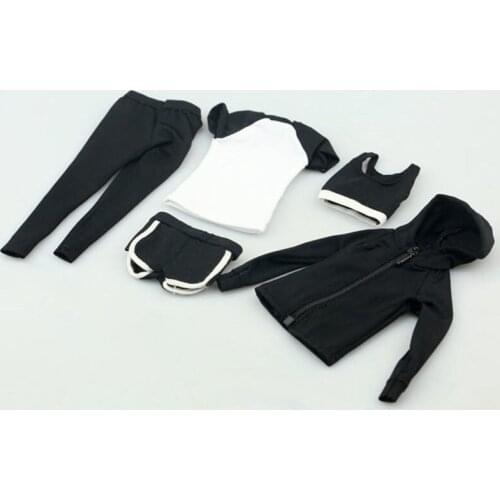 1/6 Scale Women Fashion Yoga Clothing Clothes Female Fitness Clothing Slim Clothing For 12" Action Figure Body Doll Toys