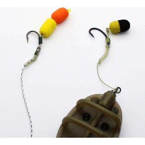 10PCS Carp Fishing Boilies Carp Bait Pop Up Boilies Twin Color Foam Baits Floating Balls Pellet for Fishing Rig Tackle Artficial