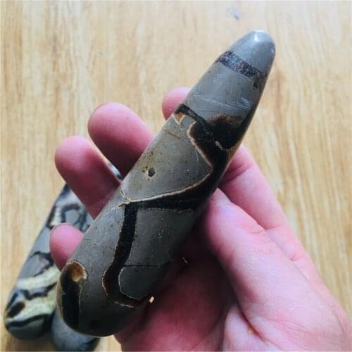 10cm Natural quartz Turtle stone crystal massage stick massage stone point massager