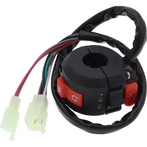 3-Function Kill Light Hi-Lo Beam Electric Start Switch for 50cc 70cc 90cc 110cc 125cc ATV Quad Pit Bike Buggy Go Kart