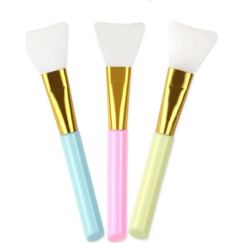 5pcs Silicone Brush UV Epoxy Gel Glue Resin Jewelry Making Tools Easy To Peel DIY Tools Face Mask Crystal Gel Brush 5 Color