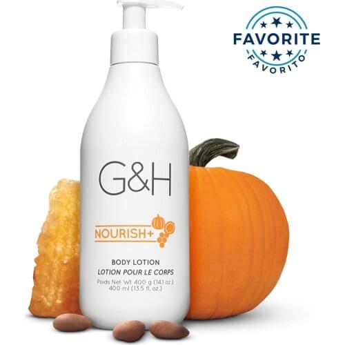 G&H Nourish Amway 400 Ml Body Lotion Up to 24 Hours Lasting Moisturizing Anti Allergic Nourishing Cream Natural Medicinal Oils