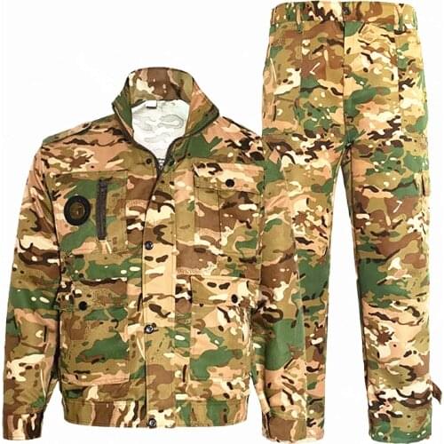 Army green and black python grain to camouflage the soldiers military tactical military uniform men outdoor unification of hunt