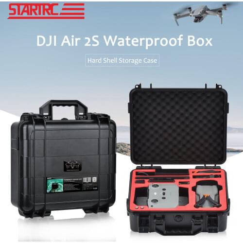 Mavic Air 2S Carrying Case ABS Drone Box Waterproof Capacity Portable Travel Bag Handbag for DJI Mavic Air 2 Drone Storage Bag
