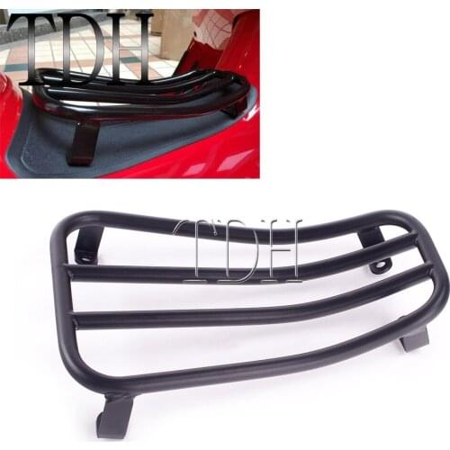 For Vespa Motorcycle Foot Pedal Holder Bracket Luggage Rack Foot Rest Support GTS150 GTS250 GTS300 GTV300 2017 2018 2019 Black