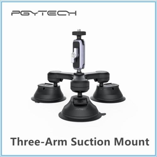 GoPro Suction Cup Holder Is Suitable for Gopro Sports Camera Universal Car Tripod Three-arm Suction Cup Accessories