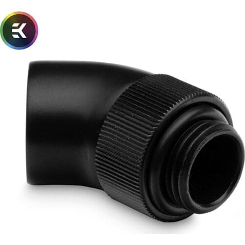EK-AF Classic Angled 45° Elbow Fittings G1/4 Thread 360 Rotate Liquid Water Cooling Loop Necessary Adapter