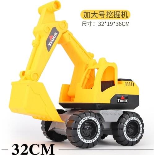 2021 New Baby Classic Simulation Engineering Car Toy Excavator Model Tractor Toy Dump Truk