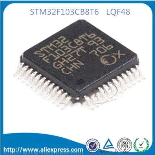 STM32F103CBT6 Microcontroller 32-bit ARM LQFP48 chip