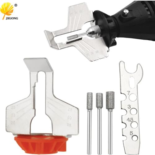 Sharpening Attachment Chain Saw Tooth Grinding Tools Used with Electric Grinder Accessories for Sharpening Outdoor Garden Tool