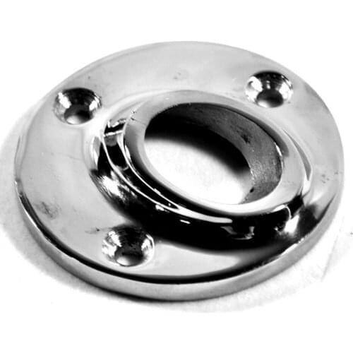 Stainless Steel 316 60 Degree Round Base 7/8" Weldable Boat Marine Hardware