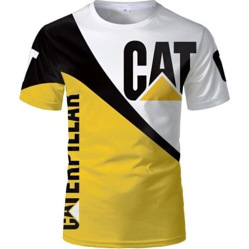 2021 New Fashion Mens Relaxation Cat Printed T-shirt, Mens Cat Printed T-shirt, 3DT, Head Print O