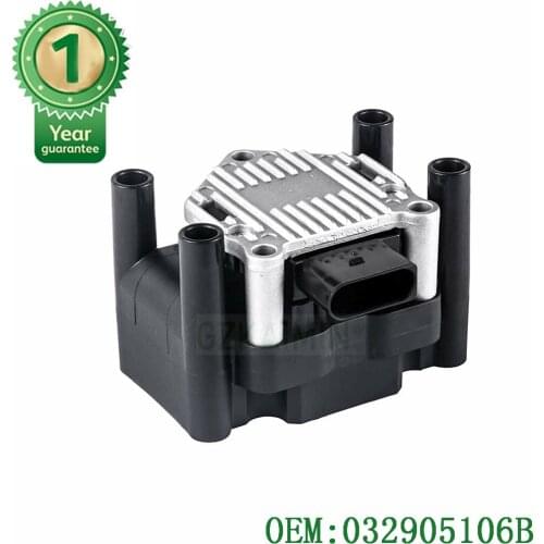 NEW OEM 032905106B 032905106E 032905106 IGNITION COIL PACK for Volkswagen Beetle for Je tta Golf 2.0L 2.8L