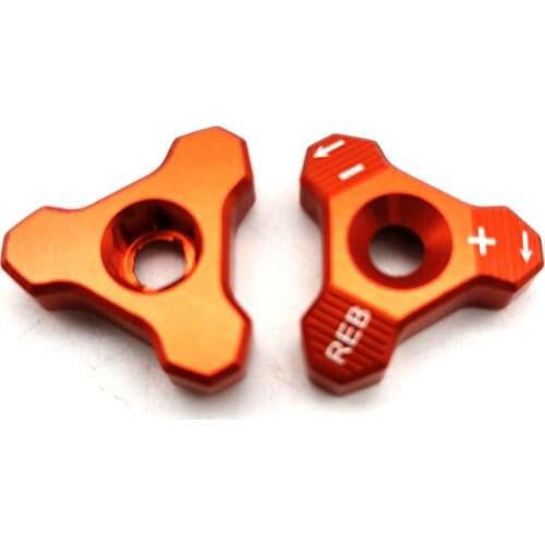 Orange 48mm Front Shock Fork Knob Adjuster For SX SX-F EXC XC-W 690 SMC