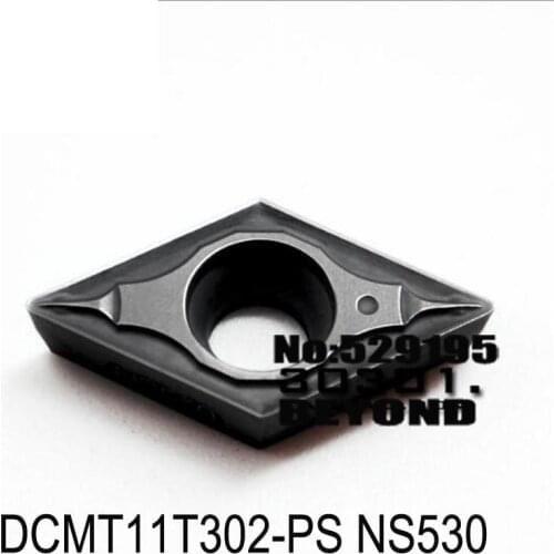 Original DCMT DCMT11T302-PS DCMT11T304-PS DCMT11T308-PS NS530 Carbide Insert Cutting Turning Lathe Cutter Tools