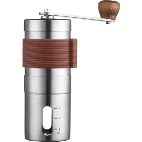 30g Capacity Manual Coffee Grinder Hand Grinder Coffee Mill with Adjustable Setting for Home Office