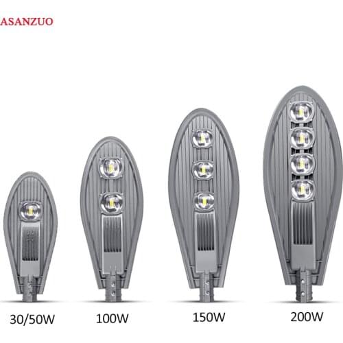 1pcs High Power 50W 100W 150W 200W Led Street Light AC85-265V Waterproof IP65 Streetlight Led Outdoor Lighting Garden Road Lamp