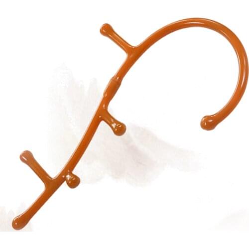 Trigger Point Self Massage Stick Theracane Body Muscle Relief Back Hook Thera Cane Therapeutic Relaxation Acupoint Pressure Tool