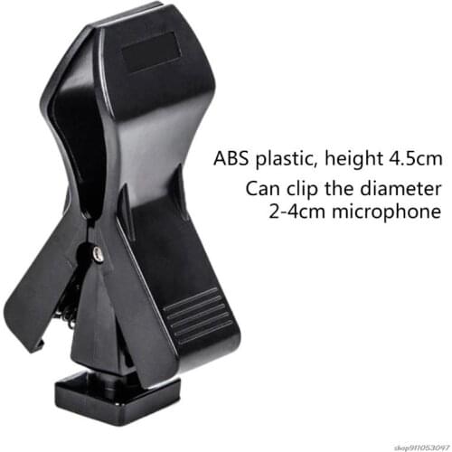 Camera Microphone Universal Clips Mount Replacement Holder for Mics Condenser Long Microphones se1 21 Dropshipping wholesales