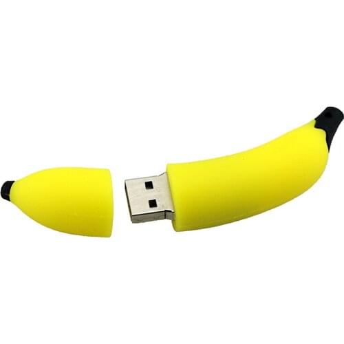 Banana Fruits USB Drive 16GB 32GB Cartoon USB Flash Memory Stick Flash Disk