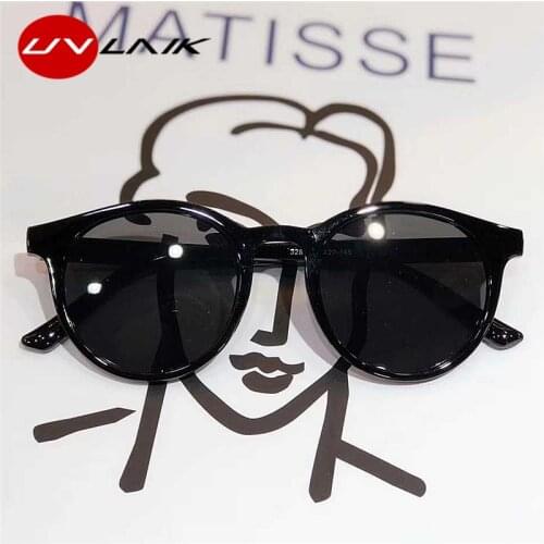UVLAIK Small Round Sunglasses Women 2020 Brand Designer Vintage Sun Glasses Ladies Shades Eyewear