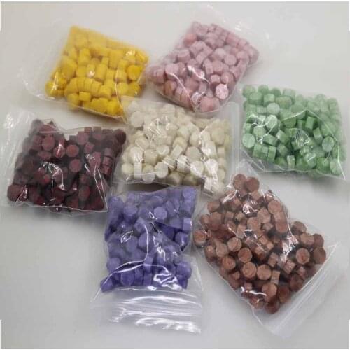 Vintage sealing wax tablet pill beads granule/grain/strip sticks for stamping Wax seal ancient sealing wax 95~100pcs in BAG