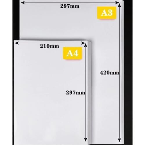 Water Slide Decal Transfer Paper A3 Size Nail Decal Transparent Color Printing Paper