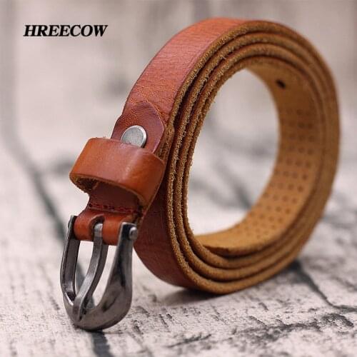 New fashion designer belts women thin Belt Genuine Leather hollow out Vintage mens belts cinturones hombre