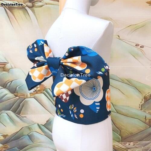 2021 japanese style cotton femme original homemade kimono waist belt cummerbunds retro elastic waist belt waistband belt